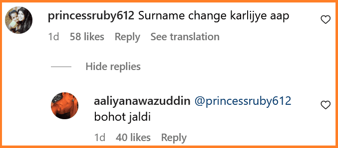 Nawazuddin Siddiqui Wife Aaliya on surname change
