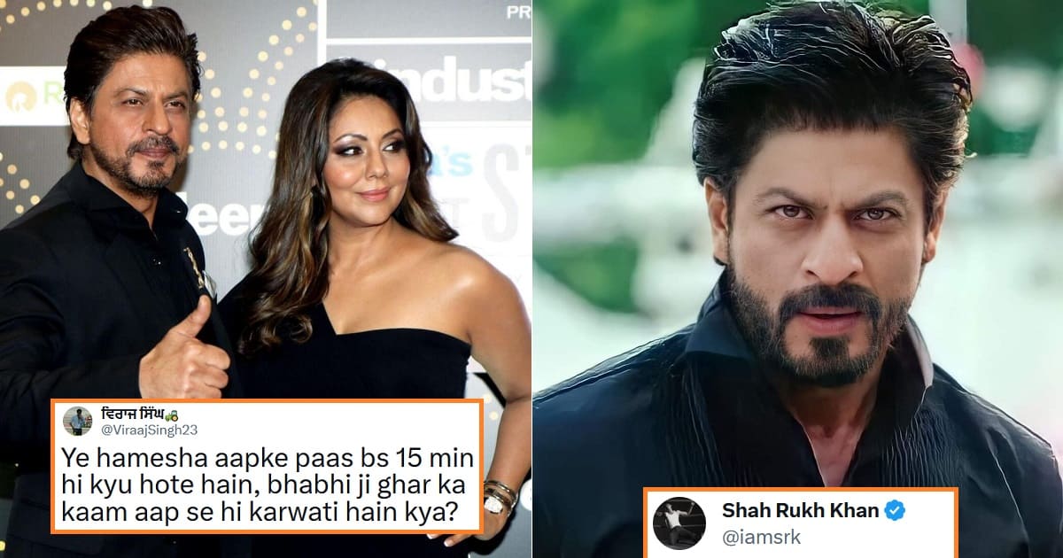SRK witty reply Gauri