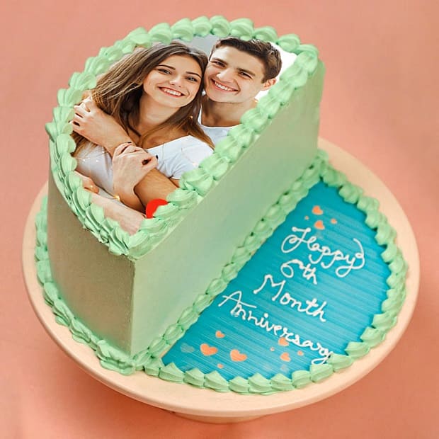 Six-month anniversary cake