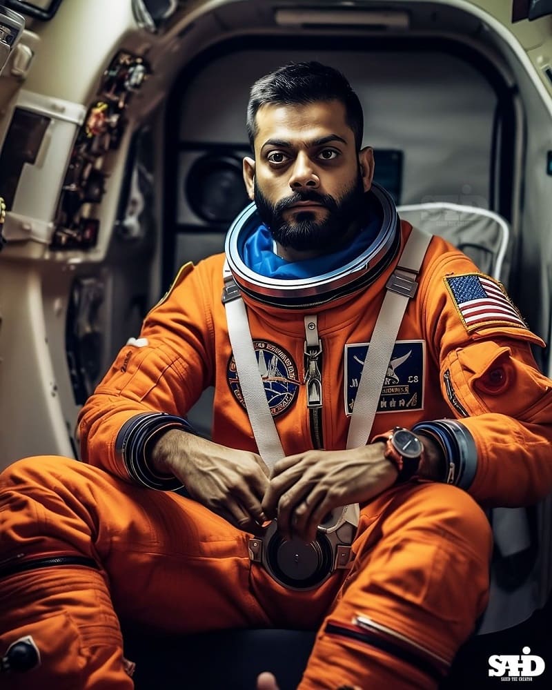 Virat Kohli as Astronaut