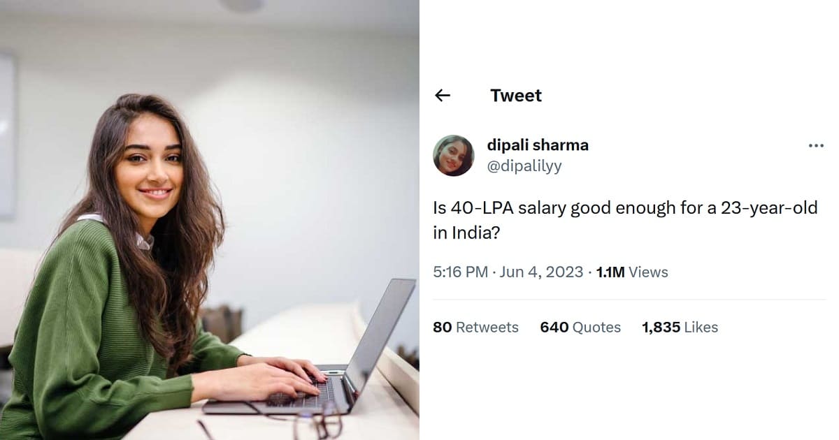 is 40lpa salary enough in india
