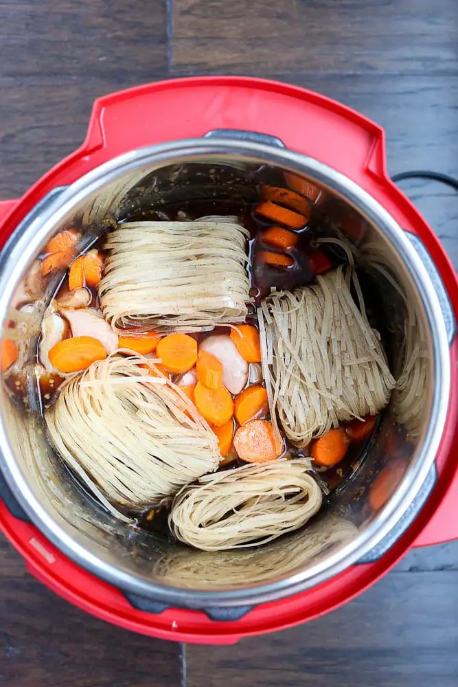 noodles in pressure cooker