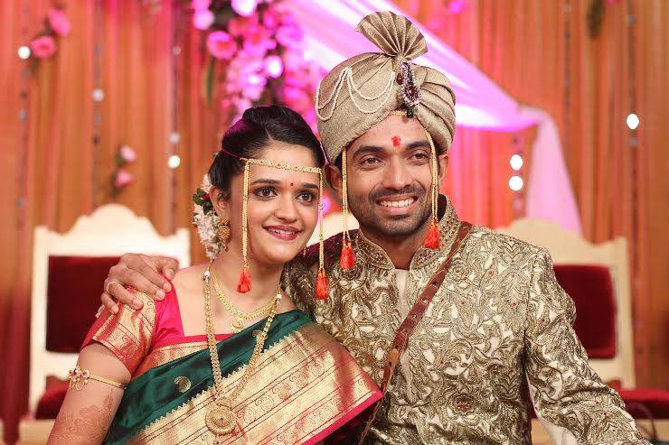 Ajinkya Rahane and Radhika Rahane