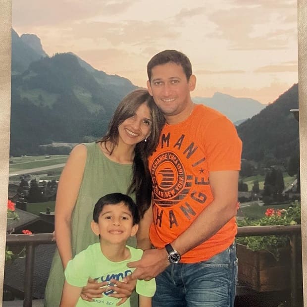 Ajit Agarkar family