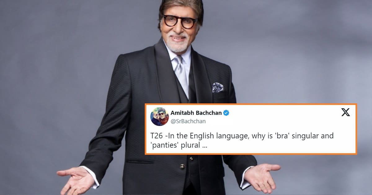 Amitabh Bachchan’s old tweet on bra and panties