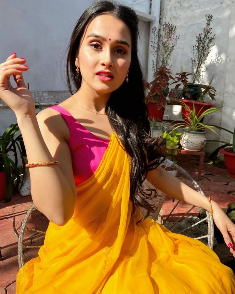 Anushka Kaushik in saree