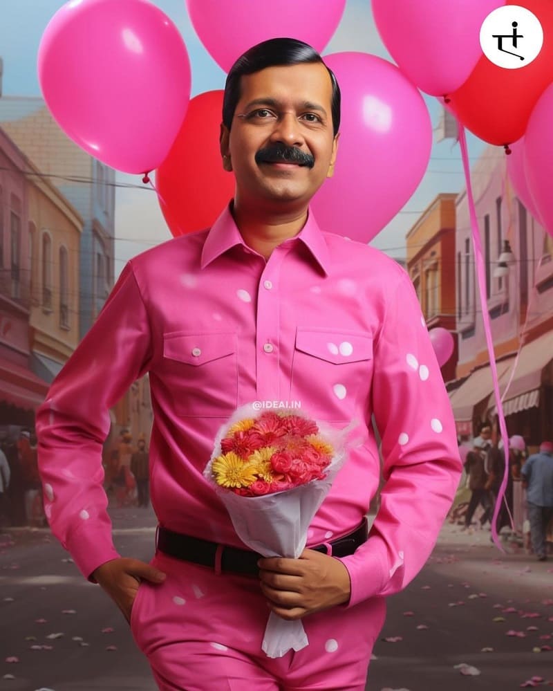 Arvind Kejriwal In Barbie World