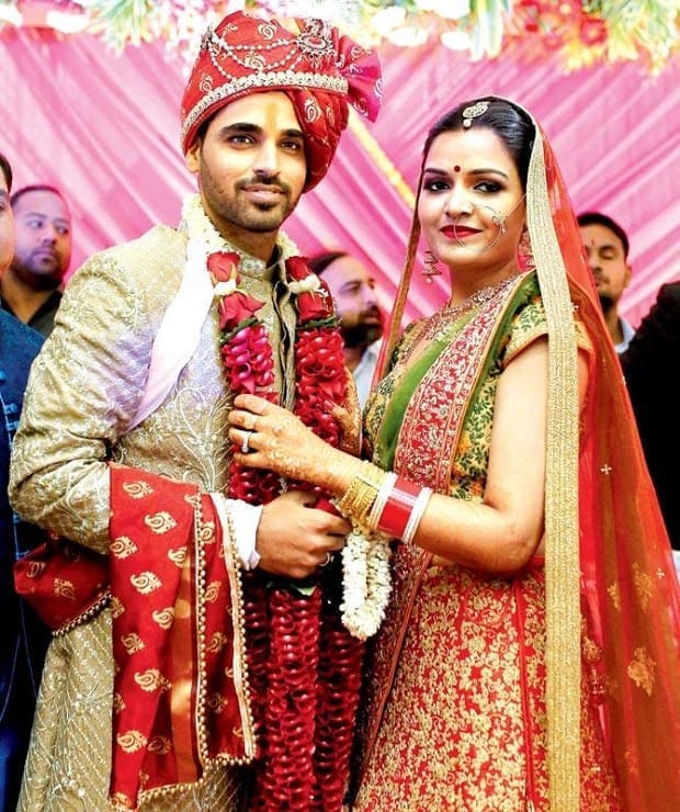 Bhuvneshwar Kumar and Nupur