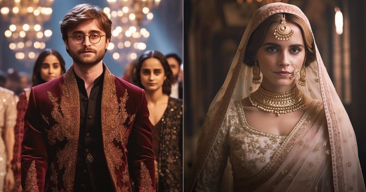 Harry Potter Characters As Sabyasachi Models -AI Image