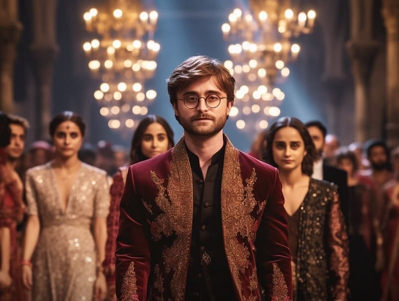 Harry Potter Characters As Sabyasachi Models AI Photos