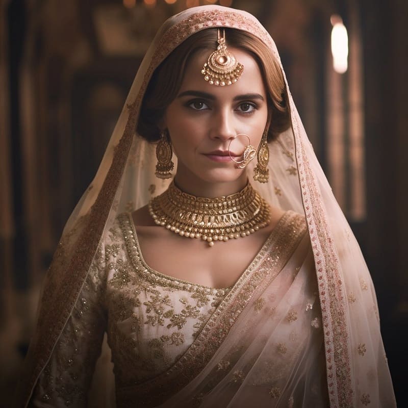 Hermione Granger As Sabyasachi Models AI Photos