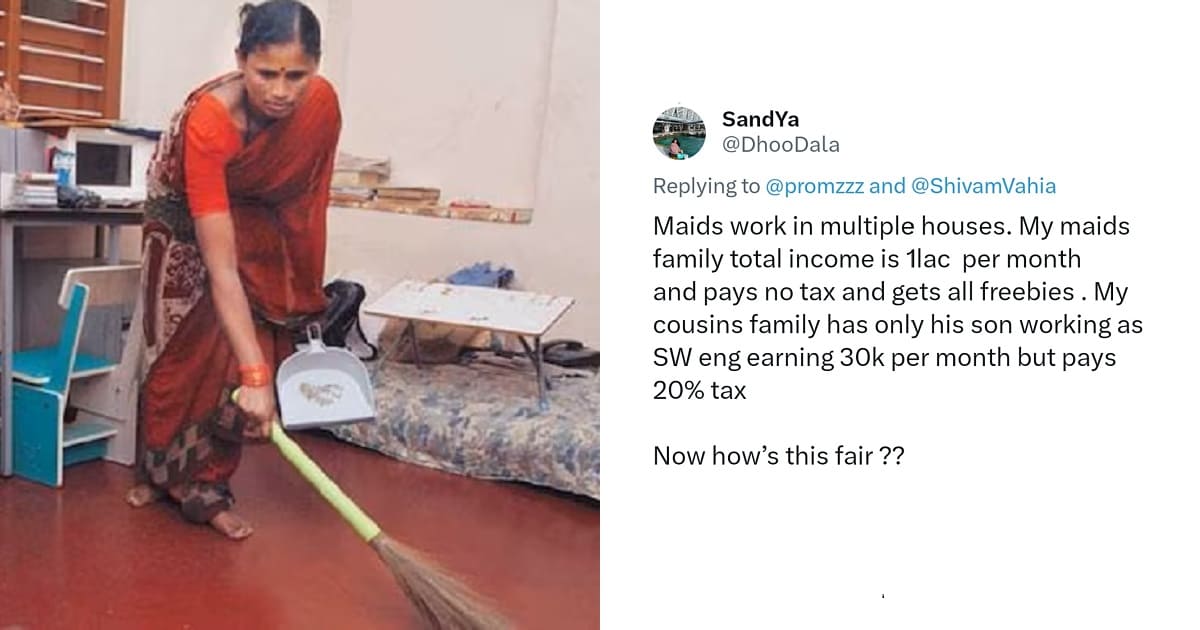 Maid family earn 1 lakh