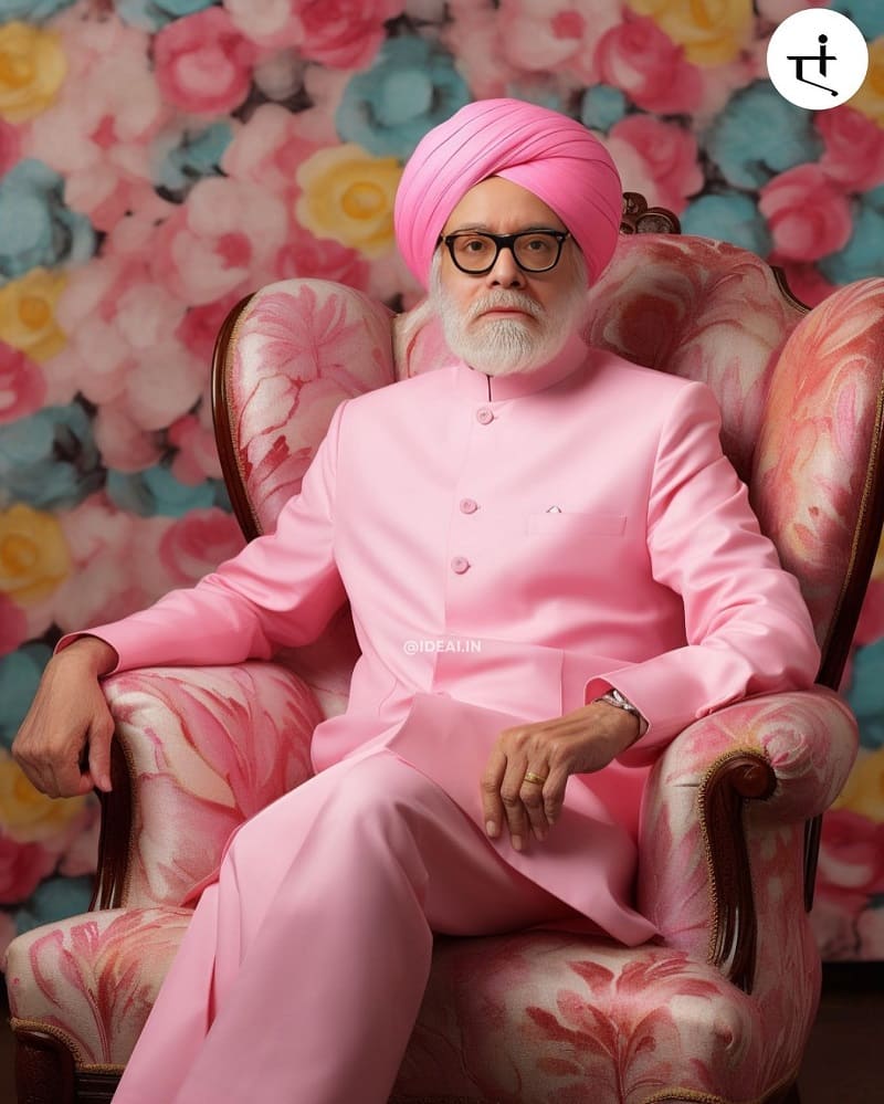 Manmohan Singh in Barbie world