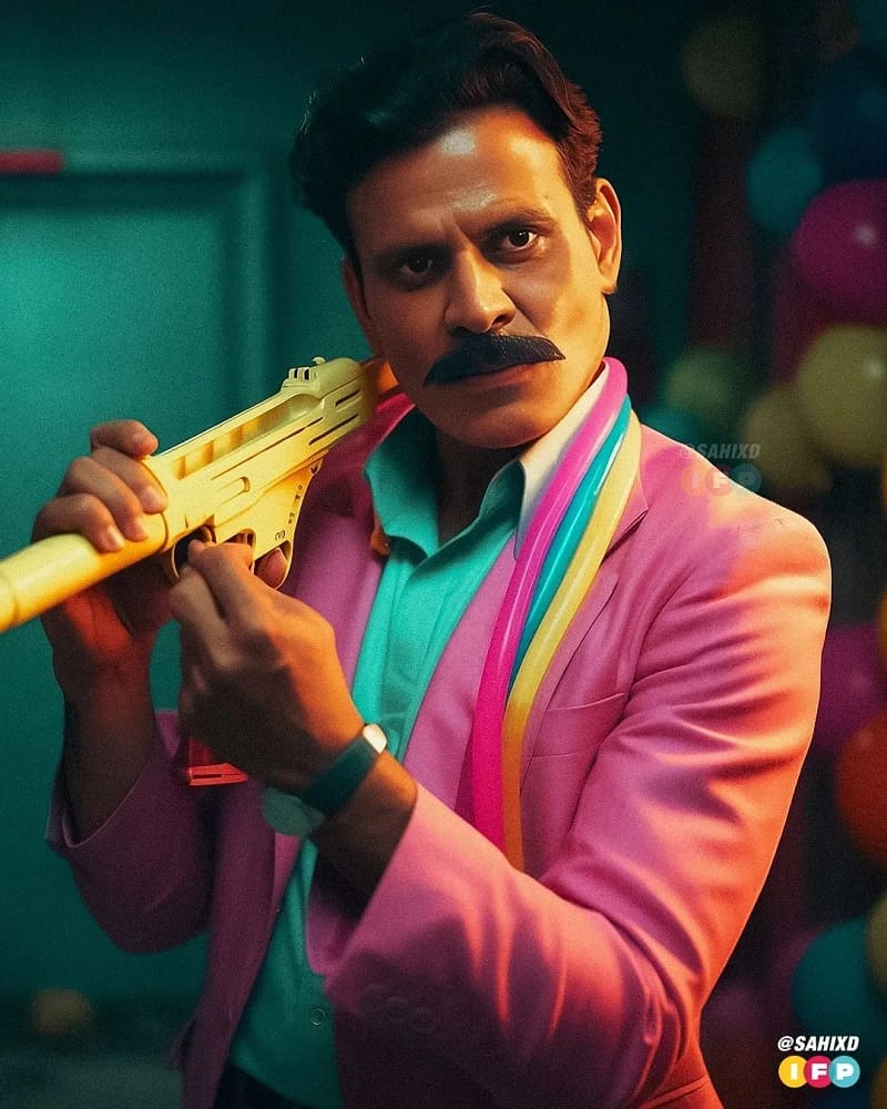 Manoj Bajpayee in Barbie world