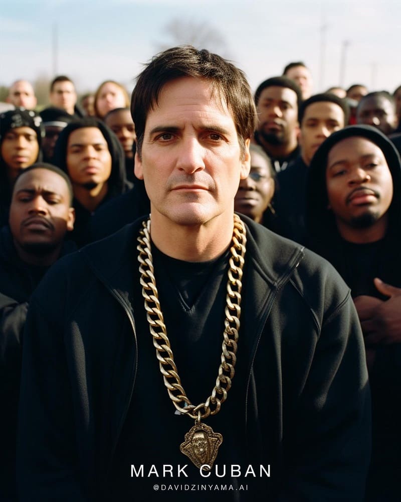 Mark Cuban Billionaires As Gang Leaders AI Photos