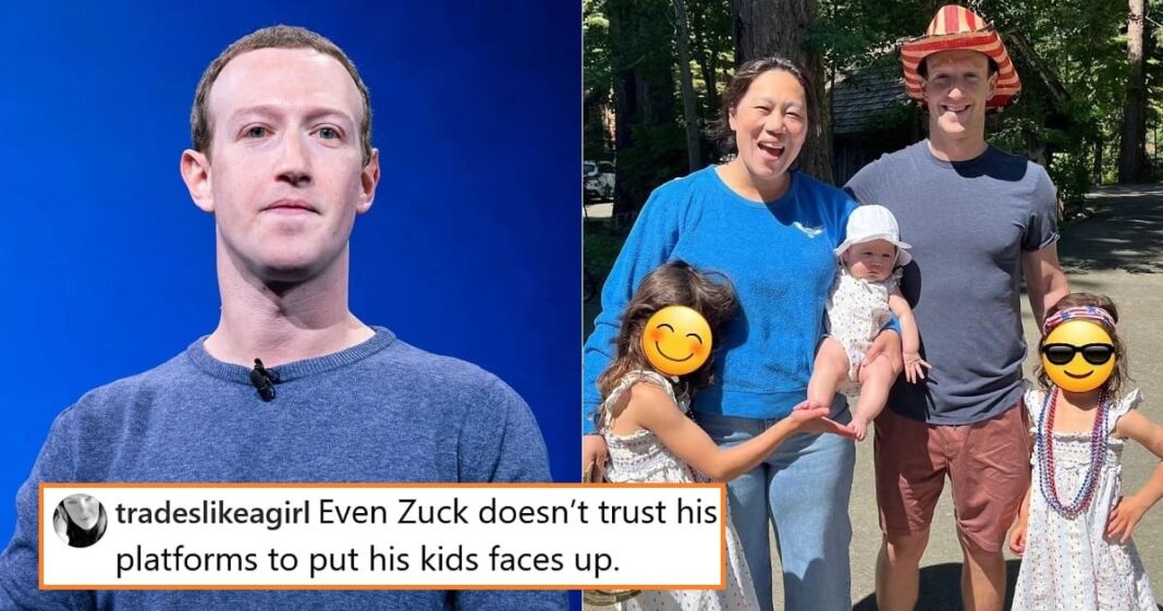 This Is Why Mark Zuckerberg Hid The Faces Of His Children On The