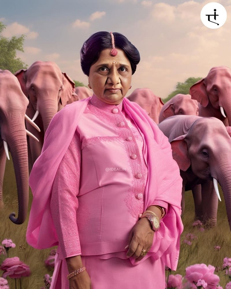 Mayawati in barbie world