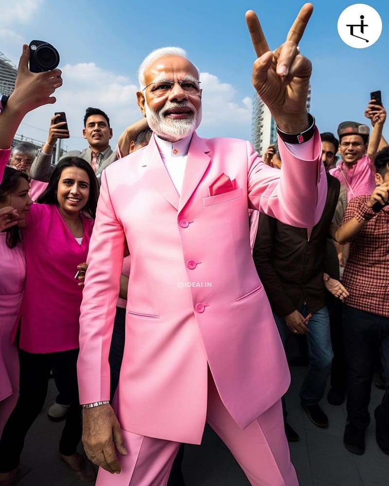 Narendra Modi In Barbie World