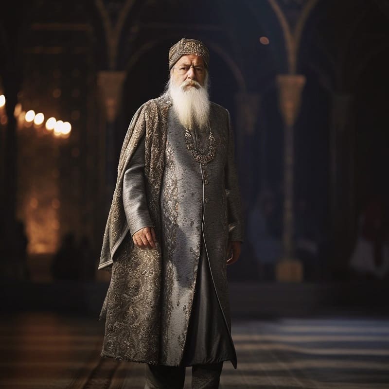 Professor Albus Dumbledore As Sabyasachi Models AI Photos