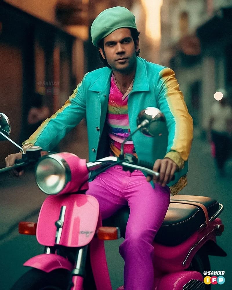 Rajkumar Rao in Barbie world