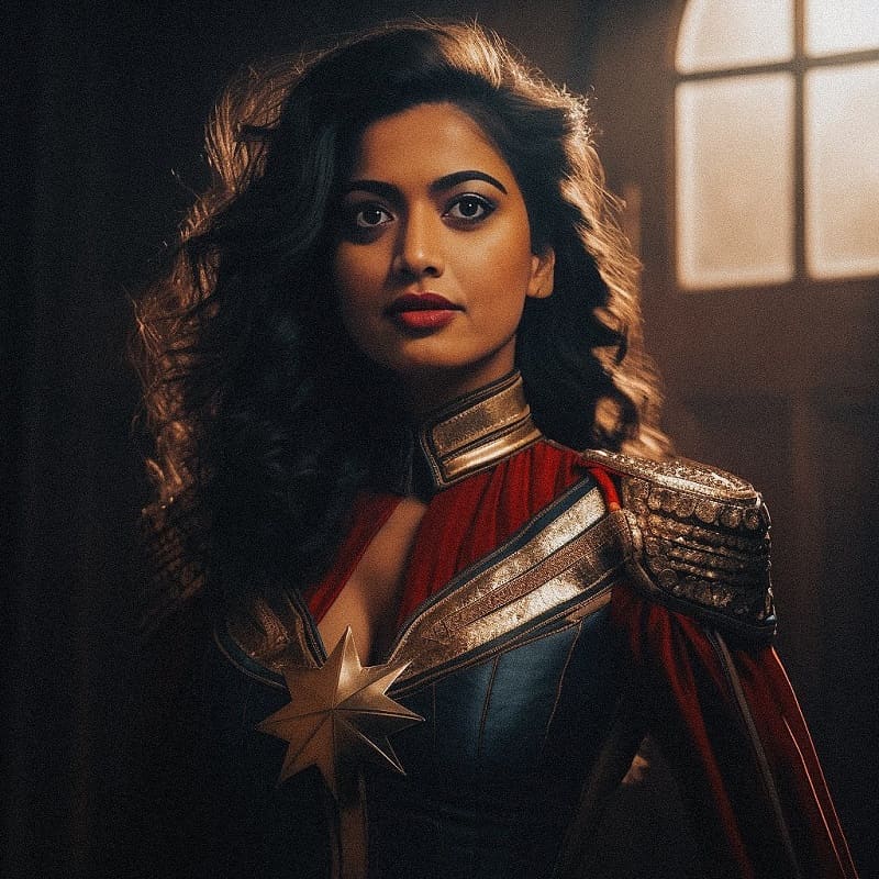 Rashmika Mandanna As Captain Marvel