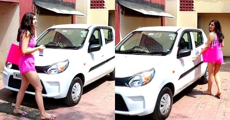 Sara Ali Khan Maruti Alto 800