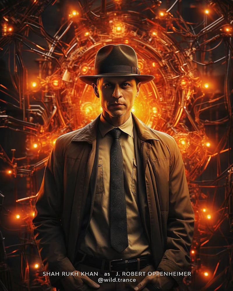 Shah Rukh Khan as J Robert Oppenheimer AI Photo