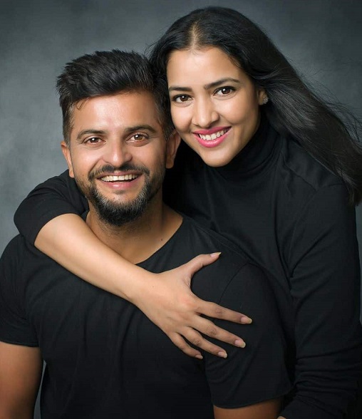 Suresh Raina and Priyanka Chaudhary