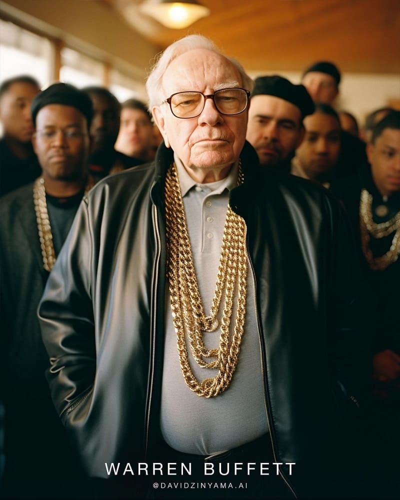 Warren Buffett Billionaires As Gang Leaders AI Photos