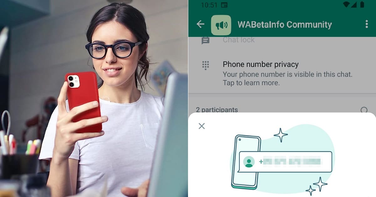 WhatsApp phone number privacy feature