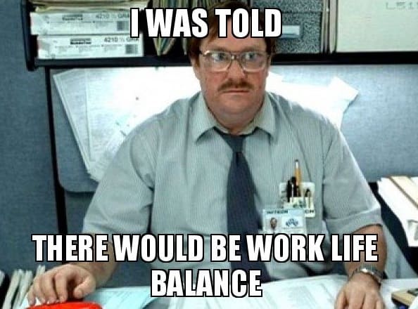 Work-life balance meme