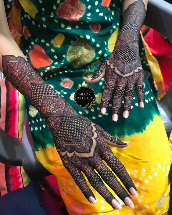 arabic bridal mehndi designs for full hands