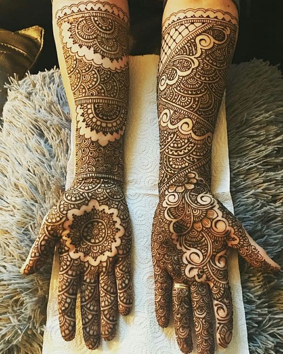 bridal mehndi designs unique