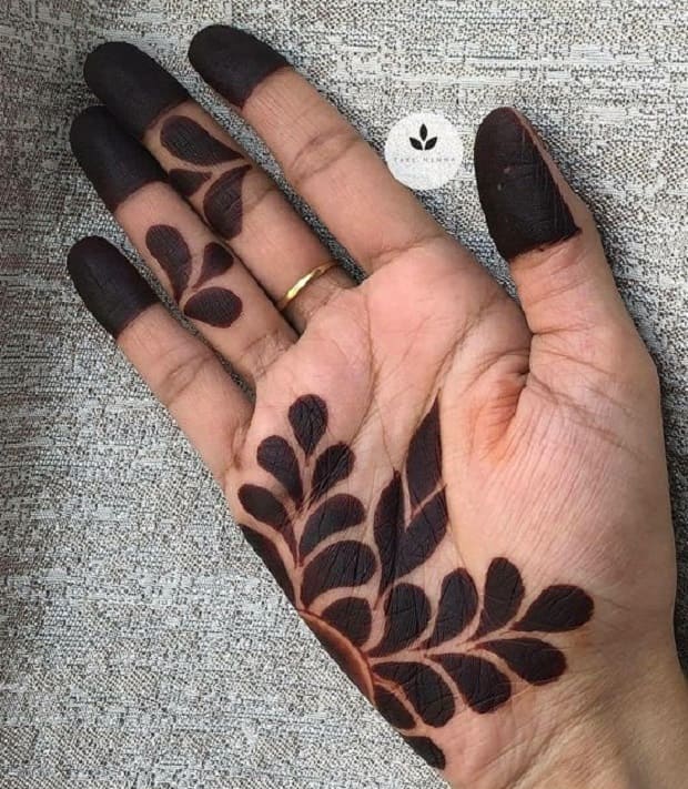 finger henna designs simple 