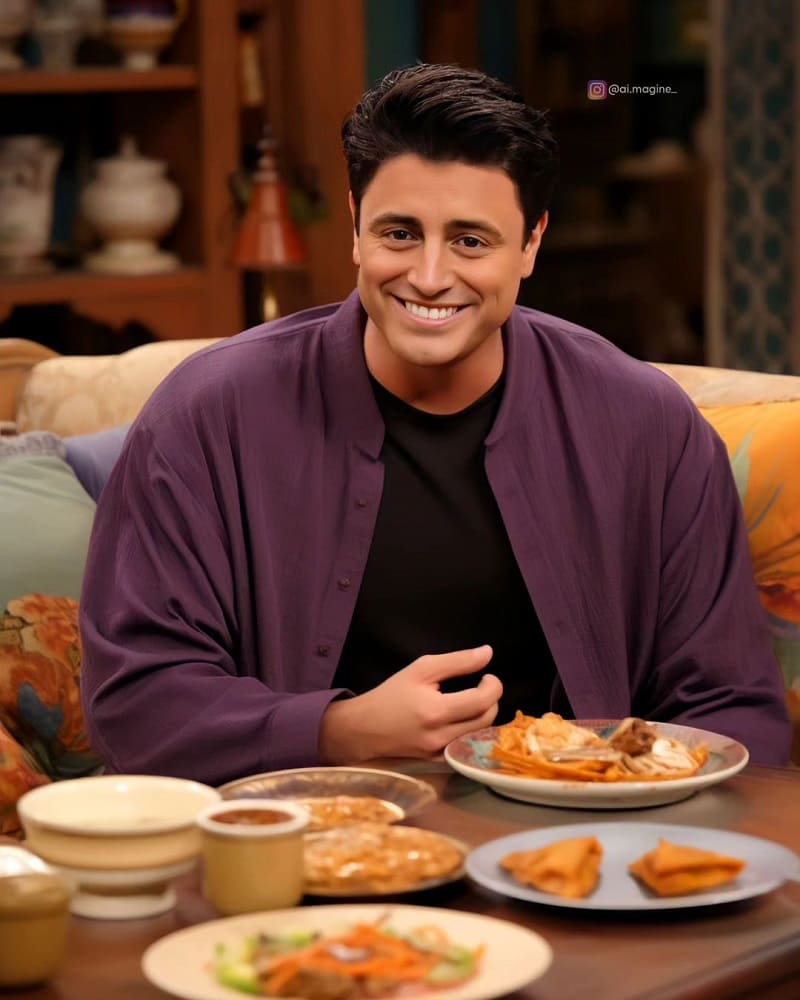 joey tribbiani in Indian avatar AI photo