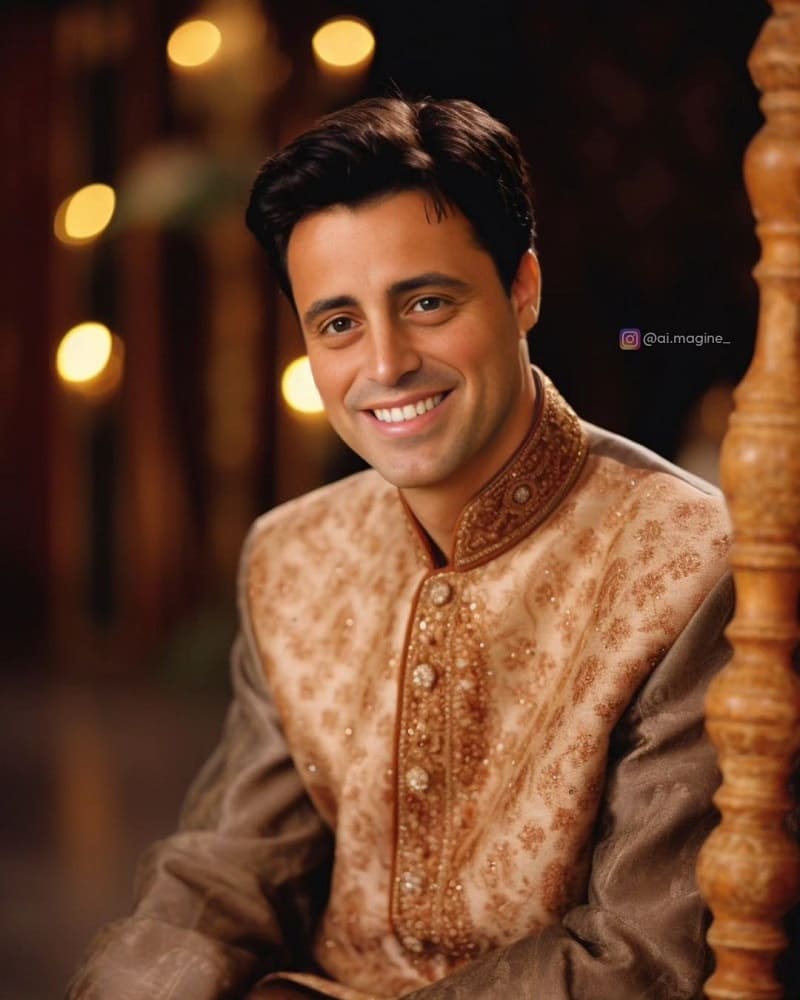 joey tribbiani in Indian avatar AI photos