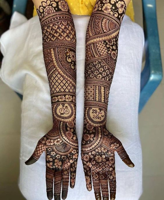 mehndi design for brides