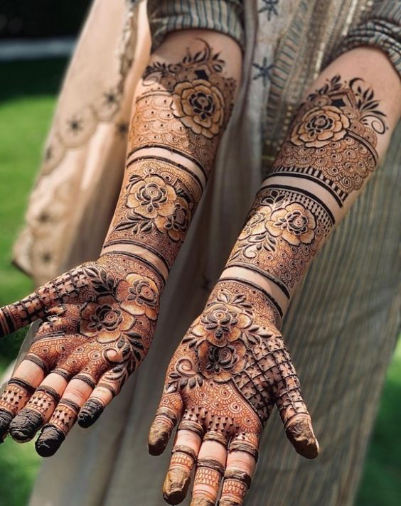 New Fancy Indian Arabic Mehndi Designs | Ridah Henna Art - YouTube