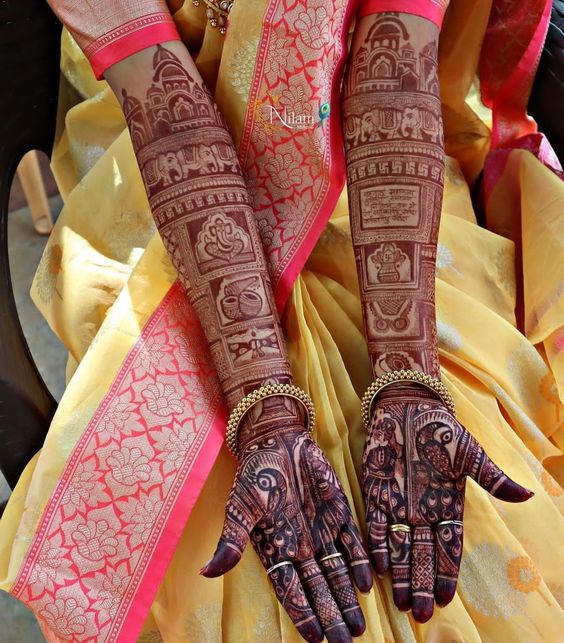 sangeet mehndi design