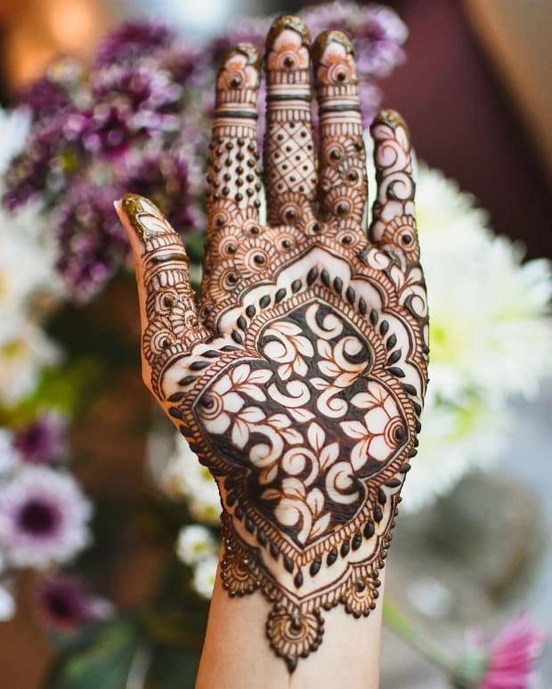 simple mehndi designs for brides