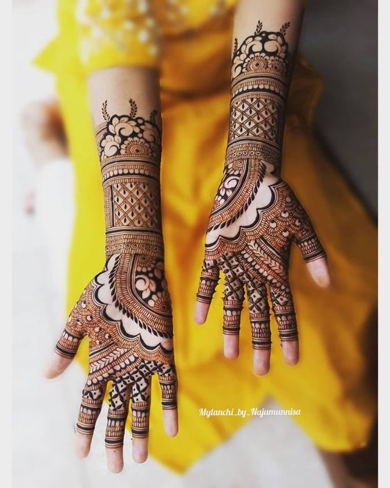 wedding mehndi design