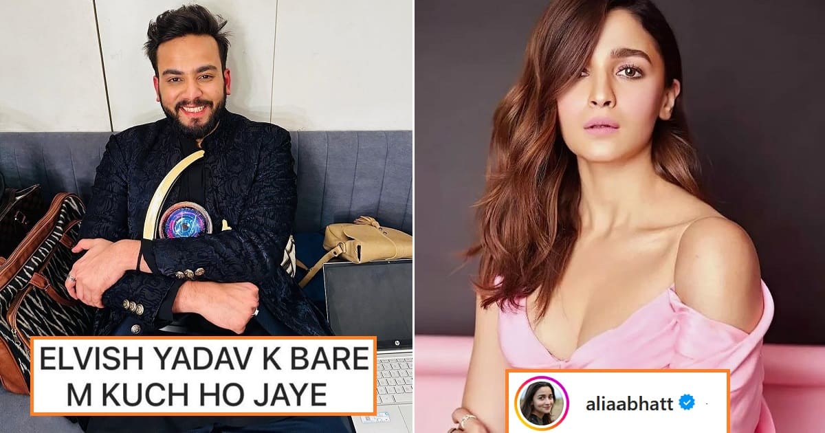 Alia Bhatt on Elvish Yadav