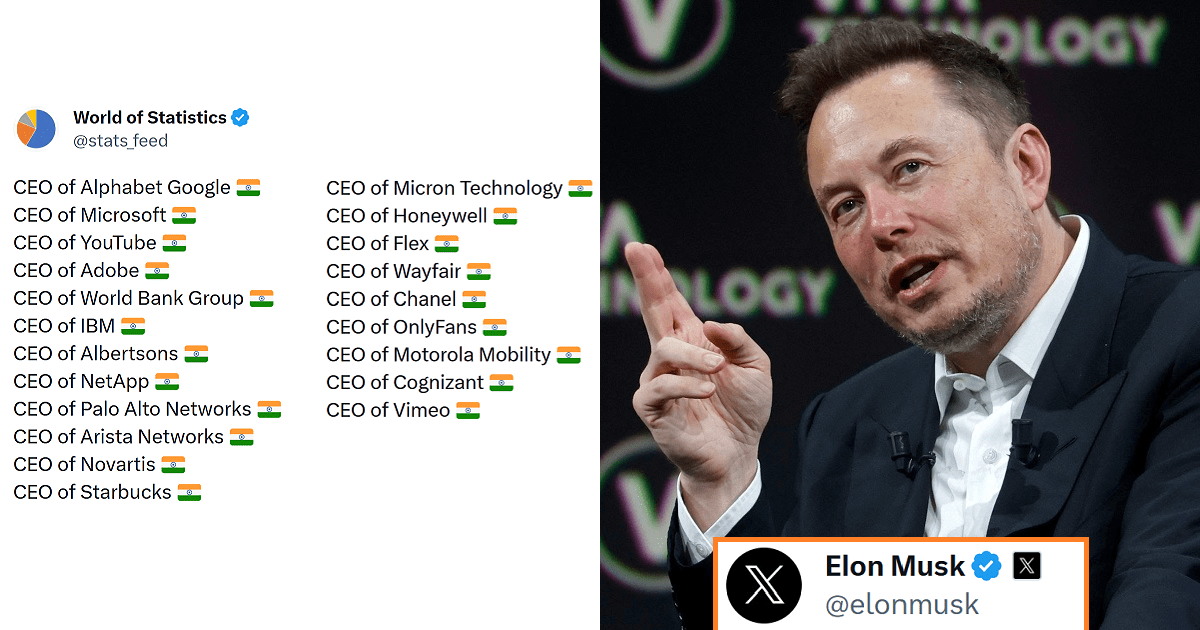 Elon Musk reply on Indian CEO