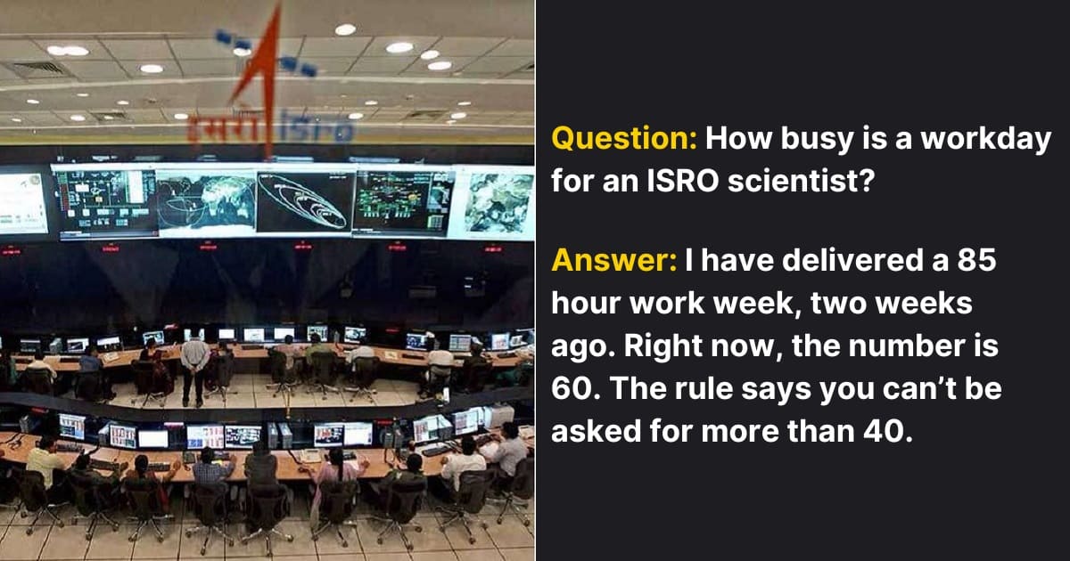 ISRO Scientists Reddit AMA