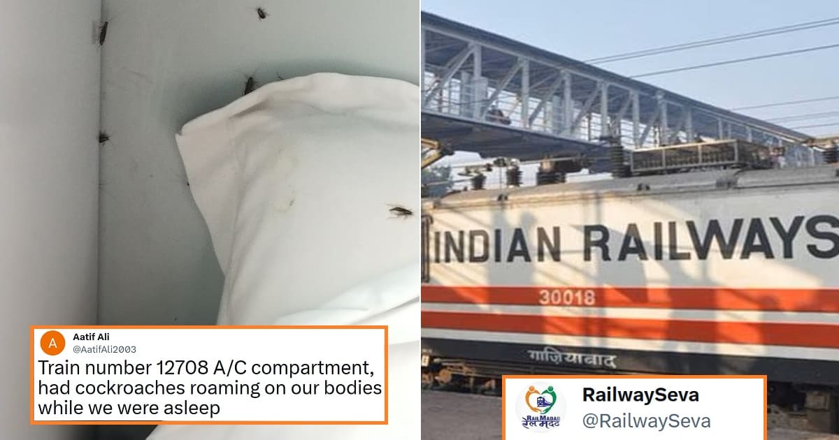 Indian railway Cockroach