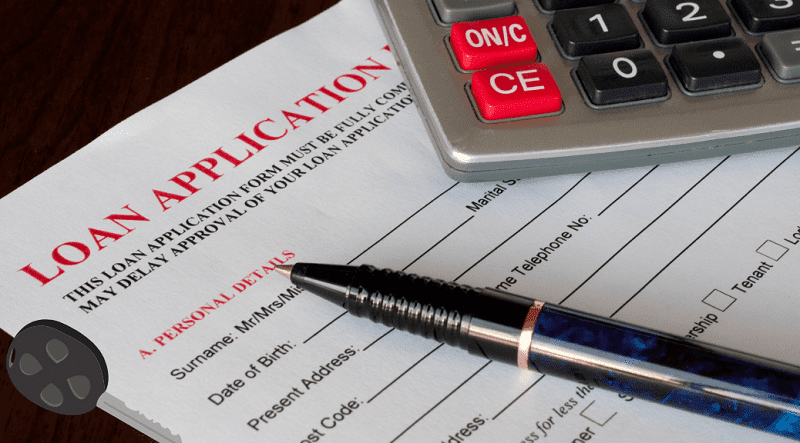 Loan application form