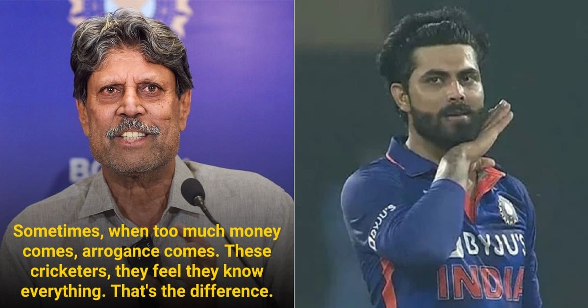 Ravindra Jadeja reply Kapil Dev