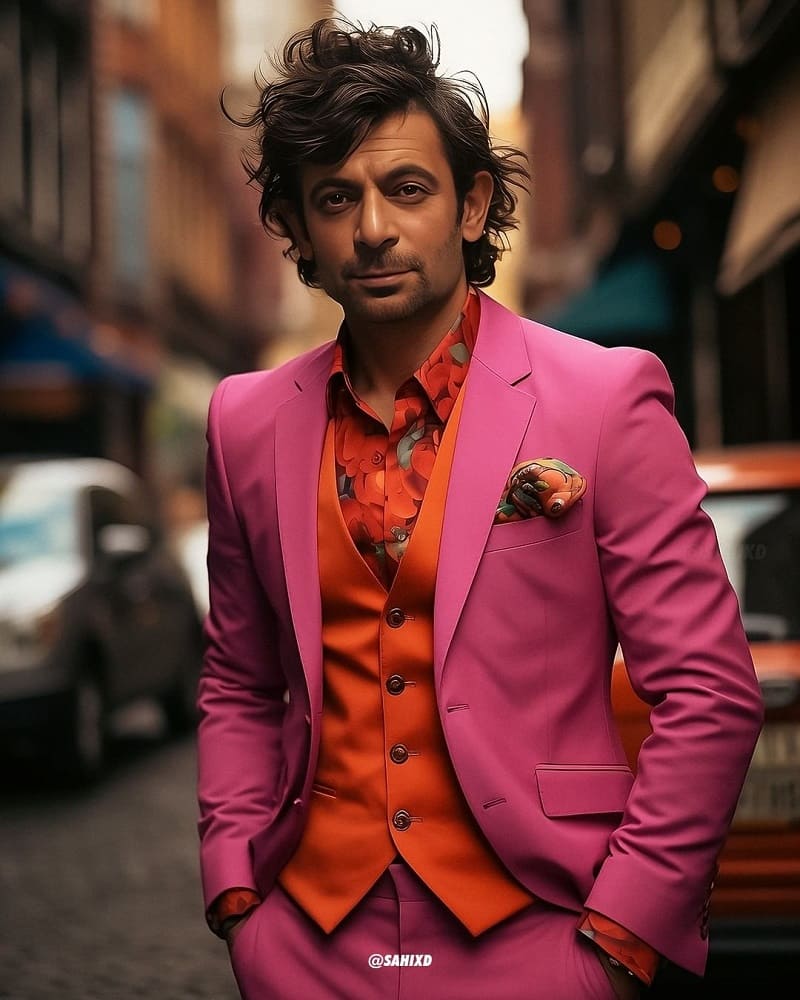 Sunil Grover Barbie mode AI Photo