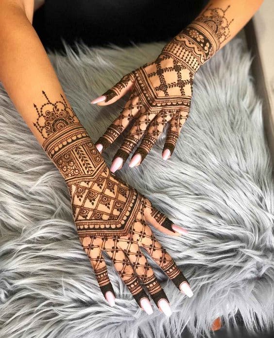 arabic mehndi design easy