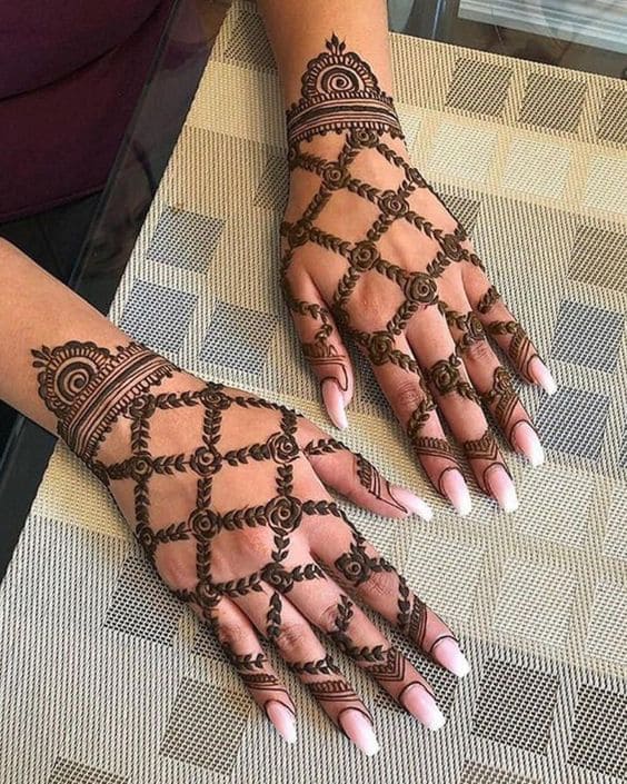 box mehndi designs